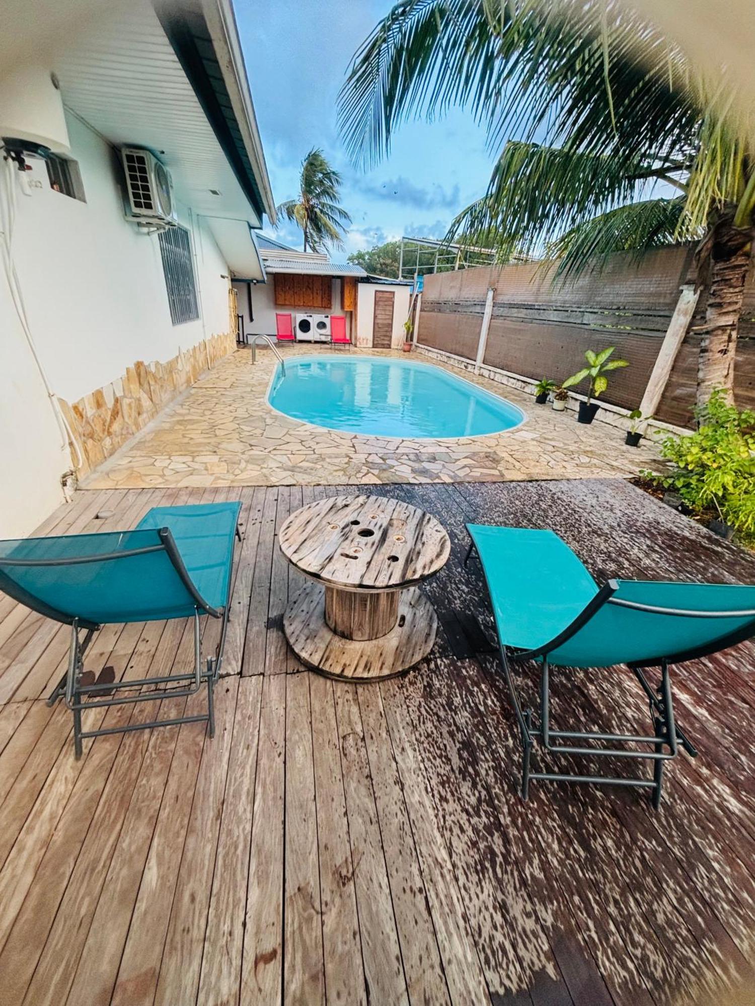 Sermie T2 Climatise Avec Piscine Kourou Exterior photo